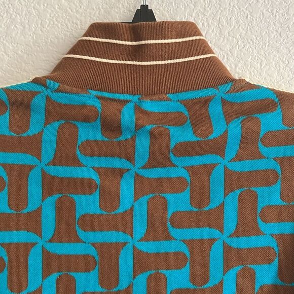 Wales Bonner Symphony Jacquard-Knit Organic Cotton Track Jacket, New, Size 4 - Picture 10 of 14